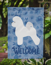 Load image into Gallery viewer, Bichon Frise Welcome Garden Flag – Decorative Outdoor Yard Flag CK6172GF