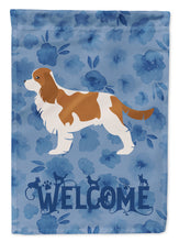 Load image into Gallery viewer, Cavalier King Charles Spaniel Welcome Flag Canvas House Size CK6176CHF