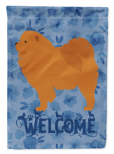 Load image into Gallery viewer, Chow Chow Welcome Flag Canvas House Size CK6178CHF