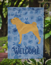 Load image into Gallery viewer, Shar Pei Welcome Garden Flag – Decorative Outdoor Yard Flag CK6179GF