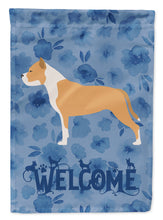 Load image into Gallery viewer, Staffordshire Bull Terrier Welcome Flag Canvas House Size CK6181CHF