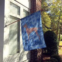 Load image into Gallery viewer, Dogo Argentino Welcome Flag Canvas House Size CK6194CHF
