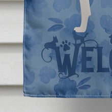 Load image into Gallery viewer, Basenji Welcome Flag Canvas House Size CK6201CHF