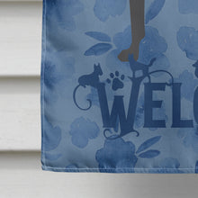 Load image into Gallery viewer, Great Dane Welcome Flag Canvas House Size CK6202CHF