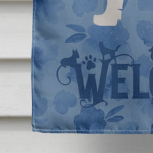 Load image into Gallery viewer, Saint Bernard Welcome Flag Canvas House Size CK6203CHF