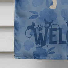 Load image into Gallery viewer, Bull Terrier Welcome Flag Canvas House Size CK6205CHF