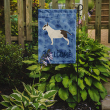 Load image into Gallery viewer, Bull Terrier Welcome Garden Flag – Decorative Outdoor Yard Flag CK6205GF