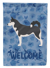 Load image into Gallery viewer, Siberian Husky Welcome Garden Flag – Decorative Outdoor Yard Flag CK6207GF