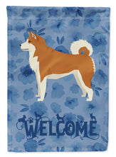 Load image into Gallery viewer, Akita Welcome Garden Flag – Decorative Outdoor Yard Flag CK6216GF