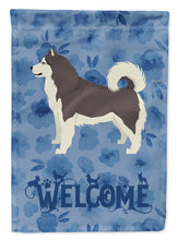 Load image into Gallery viewer, Alaskan Malamute Welcome Flag Canvas House Size CK6217CHF