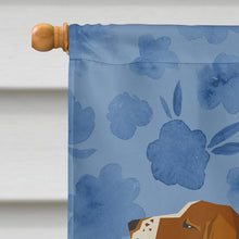 Load image into Gallery viewer, Basset Hound Welcome Flag Canvas House Size CK6222CHF