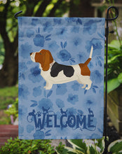 Load image into Gallery viewer, Basset Hound Welcome Garden Flag – Decorative Outdoor Yard Flag CK6222GF