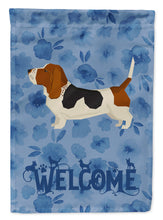 Load image into Gallery viewer, Basset Hound Welcome Garden Flag – Decorative Outdoor Yard Flag CK6222GF