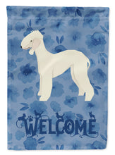 Load image into Gallery viewer, Bedlington Terrier Welcome Flag Canvas House Size CK6224CHF