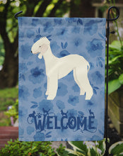 Load image into Gallery viewer, Bedlington Terrier Welcome Garden Flag – Decorative Outdoor Yard Flag CK6224GF
