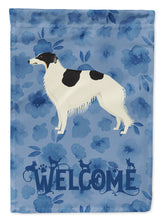 Load image into Gallery viewer, Borzoi Welcome Flag Canvas House Size CK6228CHF