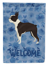 Load image into Gallery viewer, Boston Terrier Welcome Flag Canvas House Size CK6229CHF