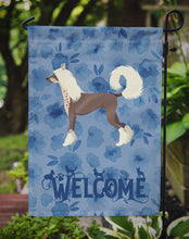 Load image into Gallery viewer, Chinese Crested Welcome Garden Flag – Decorative Outdoor Yard Flag CK6235GF