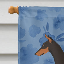Load image into Gallery viewer, Doberman Pinscher Welcome Flag Canvas House Size CK6239CHF