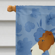 Load image into Gallery viewer, Fox Terrier Welcome Flag Canvas House Size CK6242CHF