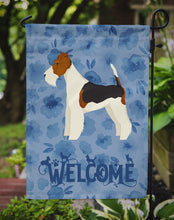 Load image into Gallery viewer, Fox Terrier Welcome Garden Flag – Decorative Outdoor Yard Flag CK6242GF
