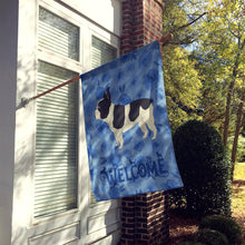 Load image into Gallery viewer, French Bulldog Welcome Flag Canvas House Size CK6243CHF