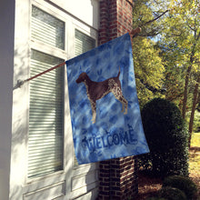 Load image into Gallery viewer, German Shorthaired Pointer Welcome Flag Canvas House Size CK6245CHF