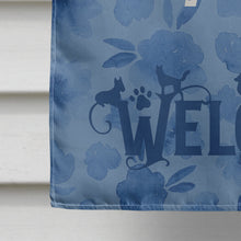 Load image into Gallery viewer, Greyhound Welcome Flag Canvas House Size CK6247CHF