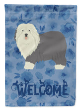 Load image into Gallery viewer, Old English Sheepdog Welcome Garden Flag – Decorative Outdoor Yard Flag CK6256GF