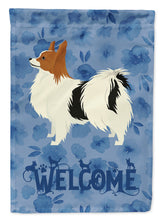 Load image into Gallery viewer, Papillon Welcome Flag Canvas House Size CK6257CHF