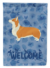 Load image into Gallery viewer, Pembroke Corgi Welcome Flag Canvas House Size CK6258CHF