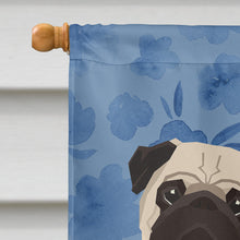 Load image into Gallery viewer, Pug Welcome Flag Canvas House Size CK6261CHF