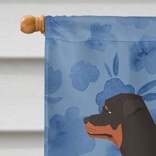 Load image into Gallery viewer, Rottweiler Welcome Flag Canvas House Size CK6262CHF