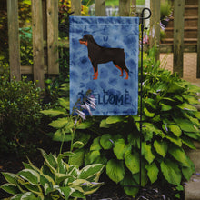 Load image into Gallery viewer, Rottweiler Welcome Garden Flag – Decorative Outdoor Yard Flag CK6262GF