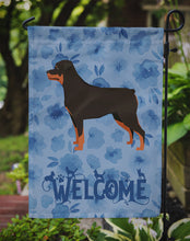 Load image into Gallery viewer, Rottweiler Welcome Garden Flag – Decorative Outdoor Yard Flag CK6262GF