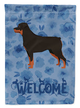 Load image into Gallery viewer, Rottweiler Welcome Garden Flag – Decorative Outdoor Yard Flag CK6262GF