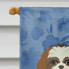 Load image into Gallery viewer, Shih Tzu Welcome Flag Canvas House Size CK6267CHF