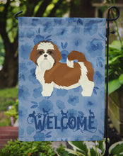 Load image into Gallery viewer, Shih Tzu Welcome Garden Flag – Decorative Outdoor Yard Flag CK6267GF