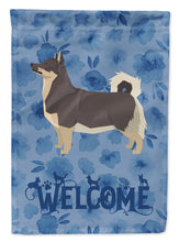 Load image into Gallery viewer, Swedish Vallhund Welcome Flag Canvas House Size CK6270CHF