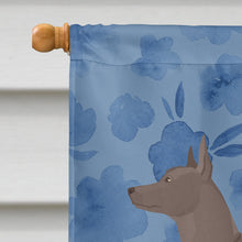 Load image into Gallery viewer, Mexican Hairless Dog Xolo Welcome Flag Canvas House Size CK6274CHF