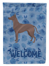 Load image into Gallery viewer, Mexican Hairless Dog Xolo Welcome Garden Flag – Decorative Outdoor Yard Flag CK6274GF