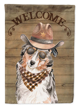 Load image into Gallery viewer, Australian Shepherd Country Dog Flag Canvas House Size CK6278CHF