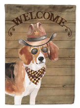 Load image into Gallery viewer, Beagle Country Dog Flag Canvas House Size CK6282CHF