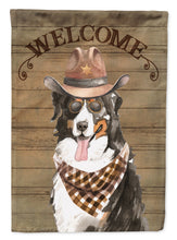 Load image into Gallery viewer, Bernese Mountain Dog Country Dog Flag Canvas House Size CK6284CHF