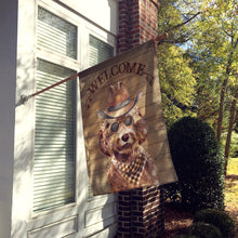 Load image into Gallery viewer, Brown Cockapoo Country Dog Flag Canvas House Size CK6295CHF