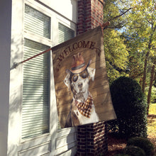 Load image into Gallery viewer, Catahoula Leopard Dog Country Dog Flag Canvas House Size CK6301CHF