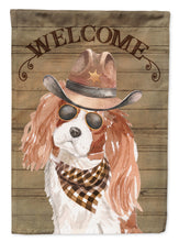 Load image into Gallery viewer, Cavalier King Charles Spaniel Country Dog Flag Canvas House Size CK6302CHF