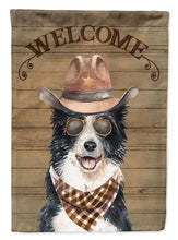 Load image into Gallery viewer, Border Collie Country Dog Flag Canvas House Size CK6319CHF