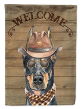 Load image into Gallery viewer, Doberman Pinscher #2 Country Dog Flag Canvas House Size CK6320CHF