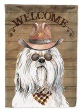 Load image into Gallery viewer, Shih Tzu Country Dog Flag Canvas House Size CK6326CHF